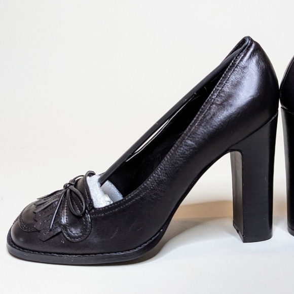 Chinese Laundry Courtney Women Leather Pumps Heels Shoes Black NIB NEW Size 9M - Picture 8 of 9